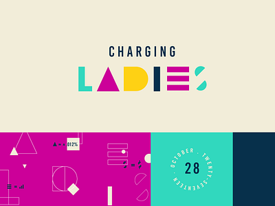 Charging Ladies Brand Exploration branding color design graphics inspiration logo photography rebrand vector