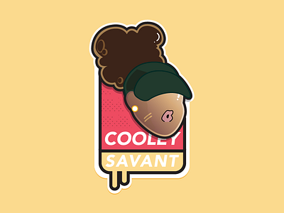 Cooley Savant - Sticker Design branding color freelance inspiration music musician rapper sticker