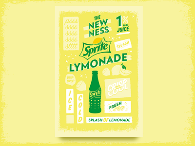 Sprite Lymonade branding design graphics illustration inspiration vector