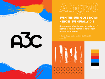 A3C 2019 Rebrand a3c branding color color palette design graphics inspiration music vector