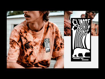 Climate Change Lookbook branding climate change climatechange cooley savant design graphics grunge inspiration merch merchandise music product product photography t shirts tees type design vector