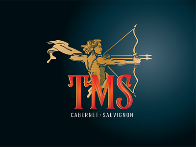 TMS Wine label