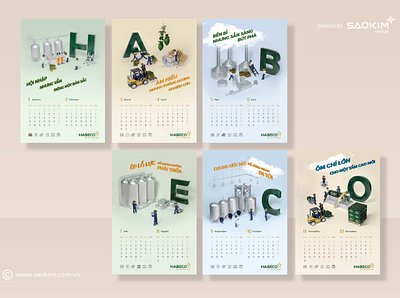 HABECO 2020 CALENDAR branding calendar design gifts new year