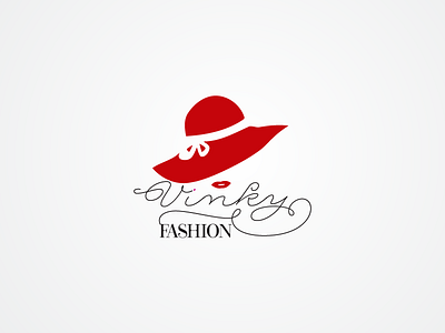 Vinky Fashion Logo fashion handwriting hat logo woman