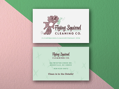 Cleaning Company Business Cards