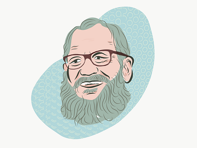 Letterman and that Beard Game beard illustration letterman