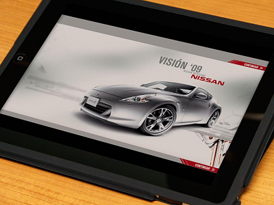 Nissan / Vision graphic design ui