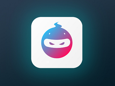 Daily UI #005 App Icon 005 app app icon daily dailyui gradient icon ninja