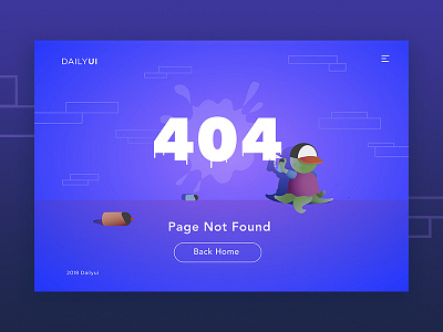 Daily UI #008 404 Page 008 404 404 page challenge daily dailyui illustration ui web