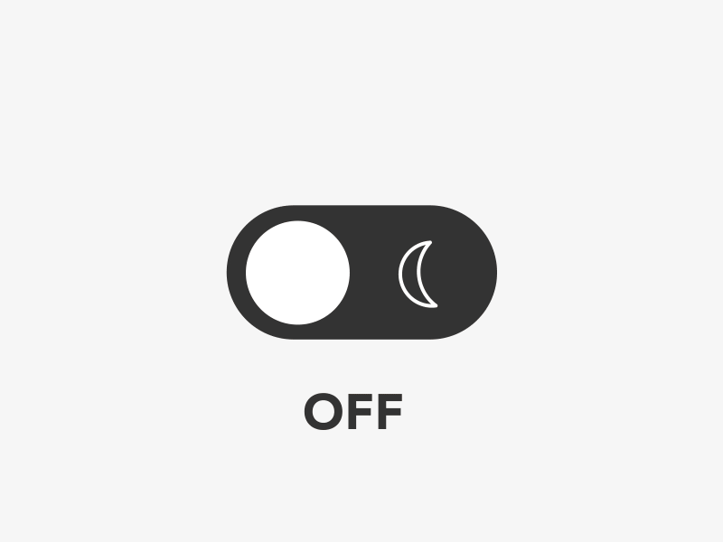 Daily UI #015 On/Off Switch