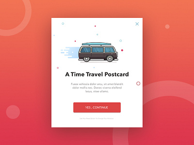 Daily UI #016 Pop-Up / Overlay 016 card daily dailyui design illustration overlay popup truck ui