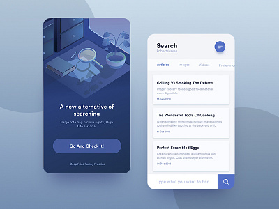 Daily UI #022 - Search