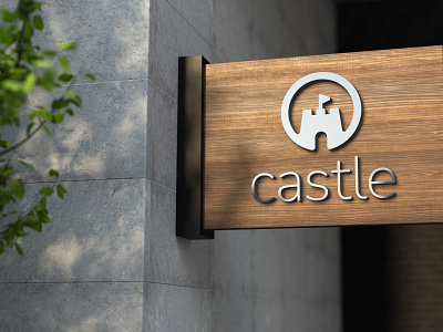 Castle animation branding design graphic design logo logo design mock up ui