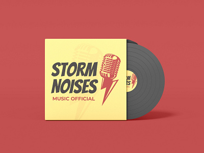 Storm Noises animation brand identity branding design graphic design logo logo design mockup