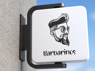 BARBARINOS - The best barber you get in town 3d animation branding design designer graphic design illustration logo motion graphics ui ux vector