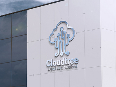 CloudTree - Digital Data Solution 3d animation branding design designer graphic design illustration logo motion graphics ui ux vector