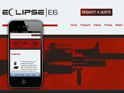 Eclipse design mobile responsive web