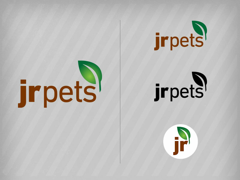 JR Pets logo graphic design design concept branding logo design logo