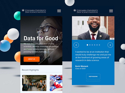 Columbia University Data Science Institute Website