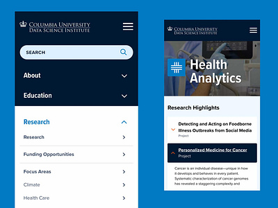 Columbia University Data Science Institute Website