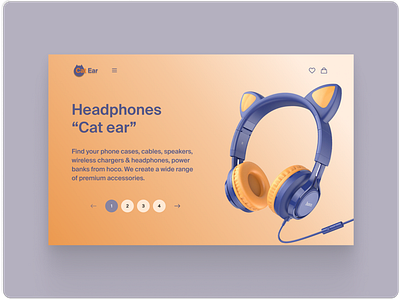 Landing page for Cat Ear