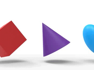 13_365 V2 animations colors cone cube ellipsoid keyshot shapes three