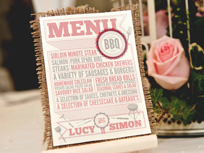 Wedding BBQ Menu