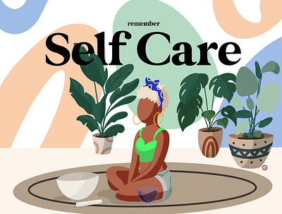 Remenber - Self Care character illustration product illustration self care service vector