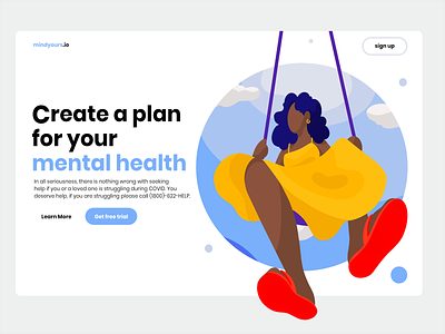 Mental Health Awareness Month character design illustraion mental health product branding product illustration ui vector