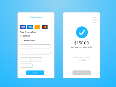 DailyUI - #day02 Credit Card Payment card credit card design money payment screen ui wireframe