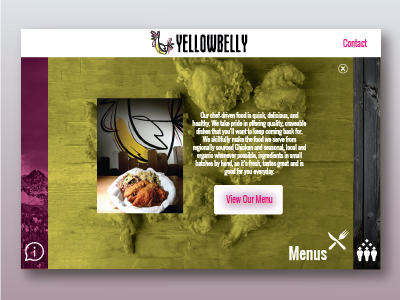 Yellowbelly Menus Page Redesign