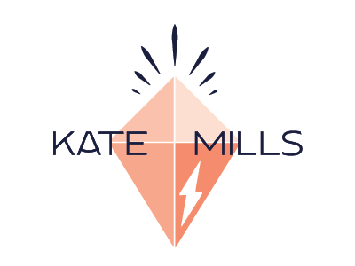 Kate Mills Logo brand branding design kite logo ux ux design ux designer