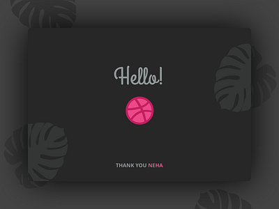 Hello Dribbble