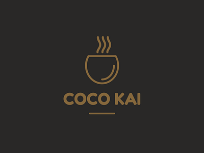 Coco Kai brand identity branding cafe logo coffee coffee shop logo logo logo design logo type