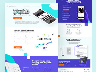 SandboxCommerce - SaaS Landing Page