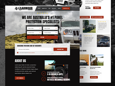 Wordpress - Off Road Vehicle Website