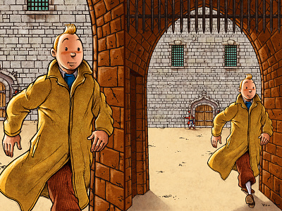 Tintin hergé ligneclaire tintin