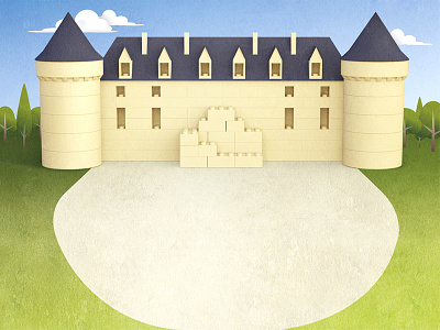 Castle [background] 3d castle textures vector
