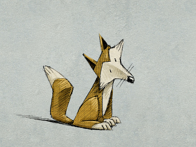 Renard characterdesign croquis design fox illustration renard sketch vector vectordesign