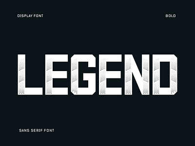 LEGEND Font font sans serif typeface typography