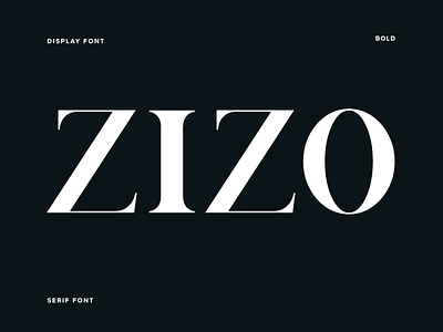 Zizo Font font serif typeface typography