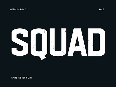 SQUAD Font font sans serif typeface typography