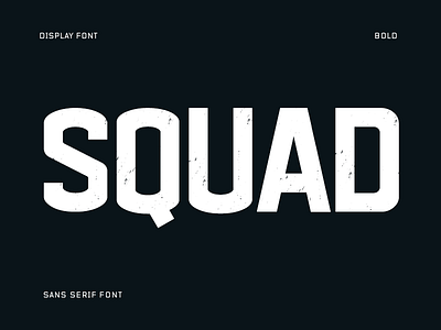 SQUAD Font