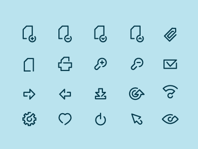 Line Icons icons line simple