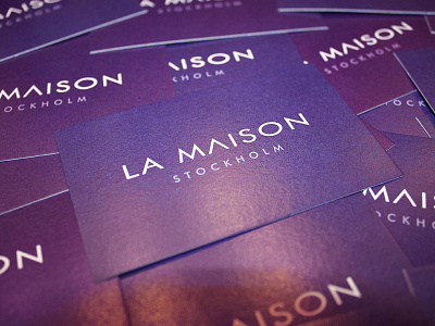 Business cards - La Maison