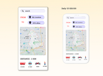 Daily ui 020/100 daily dailyui dailyuichallenge design designer illustration locationtracker ui uidesign ux uxdesign