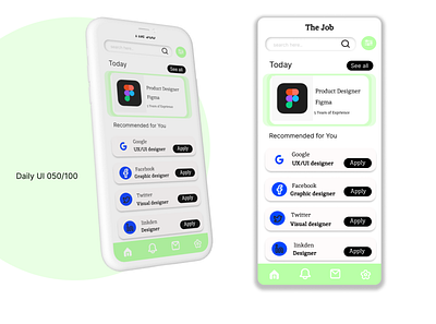 Daily UI 050/100 JOb Listing daily dailyui dailyui050 dailyuichallenge design designer illustration joblisting ui ux