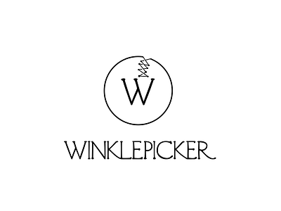 Winklepicker Logo laces logo shoes sign w winklepicker winklepickers