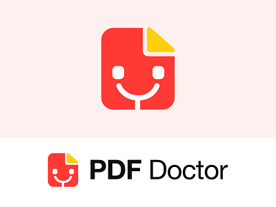 PDF Doctor Logo branding creative design graphic illustration logo pdf pdf doctor logo vector