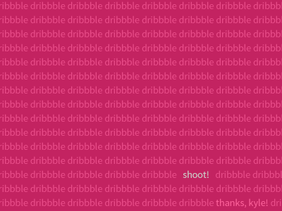 Debut Dribbble